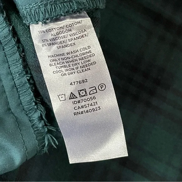 LOFT Plaid Marisa Pant - Picture 10 of 15